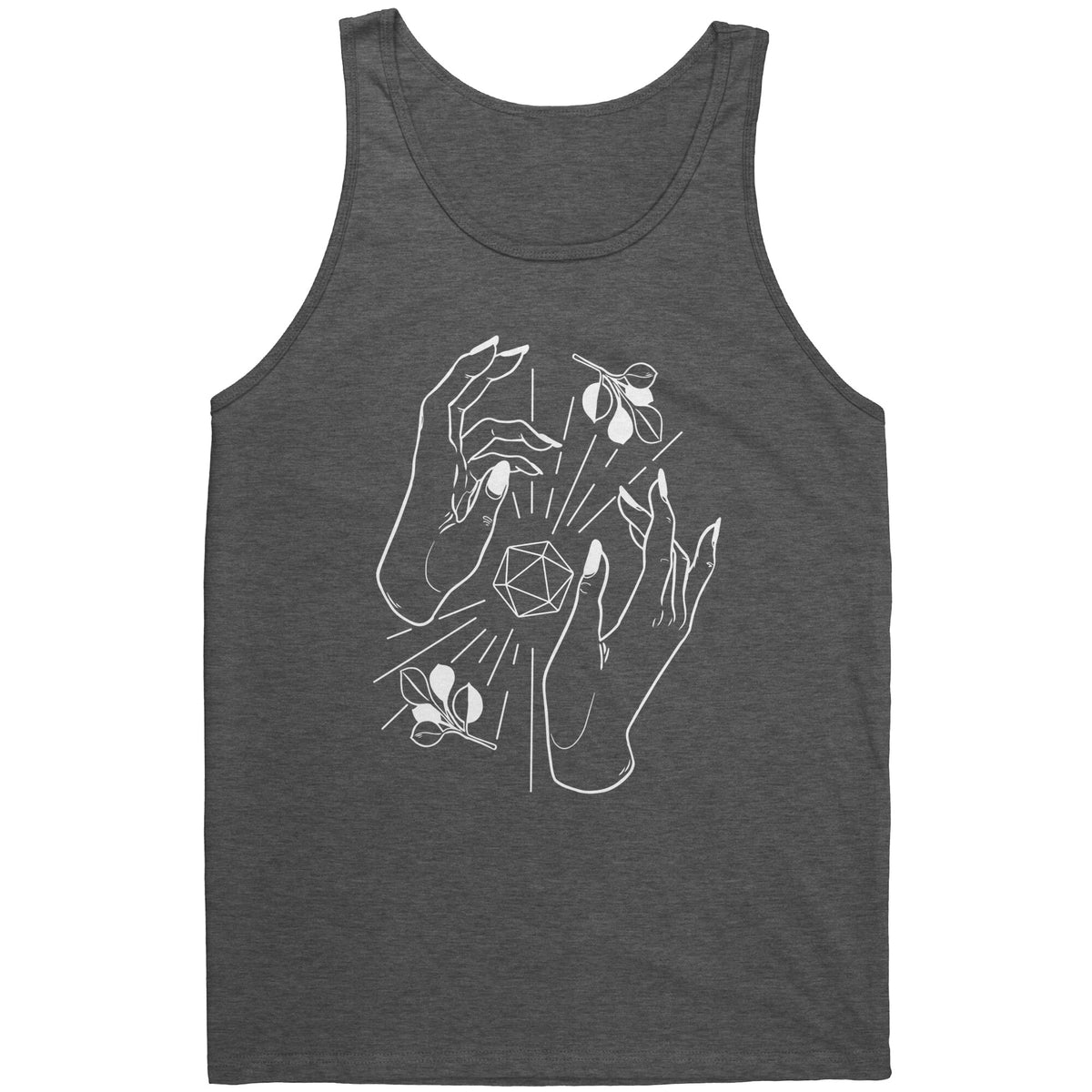 D20 Hex Magnificence T-shirt  - Gemmed Firefly
