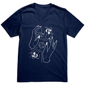D20 Hex Magnificence T-shirt  - Gemmed Firefly