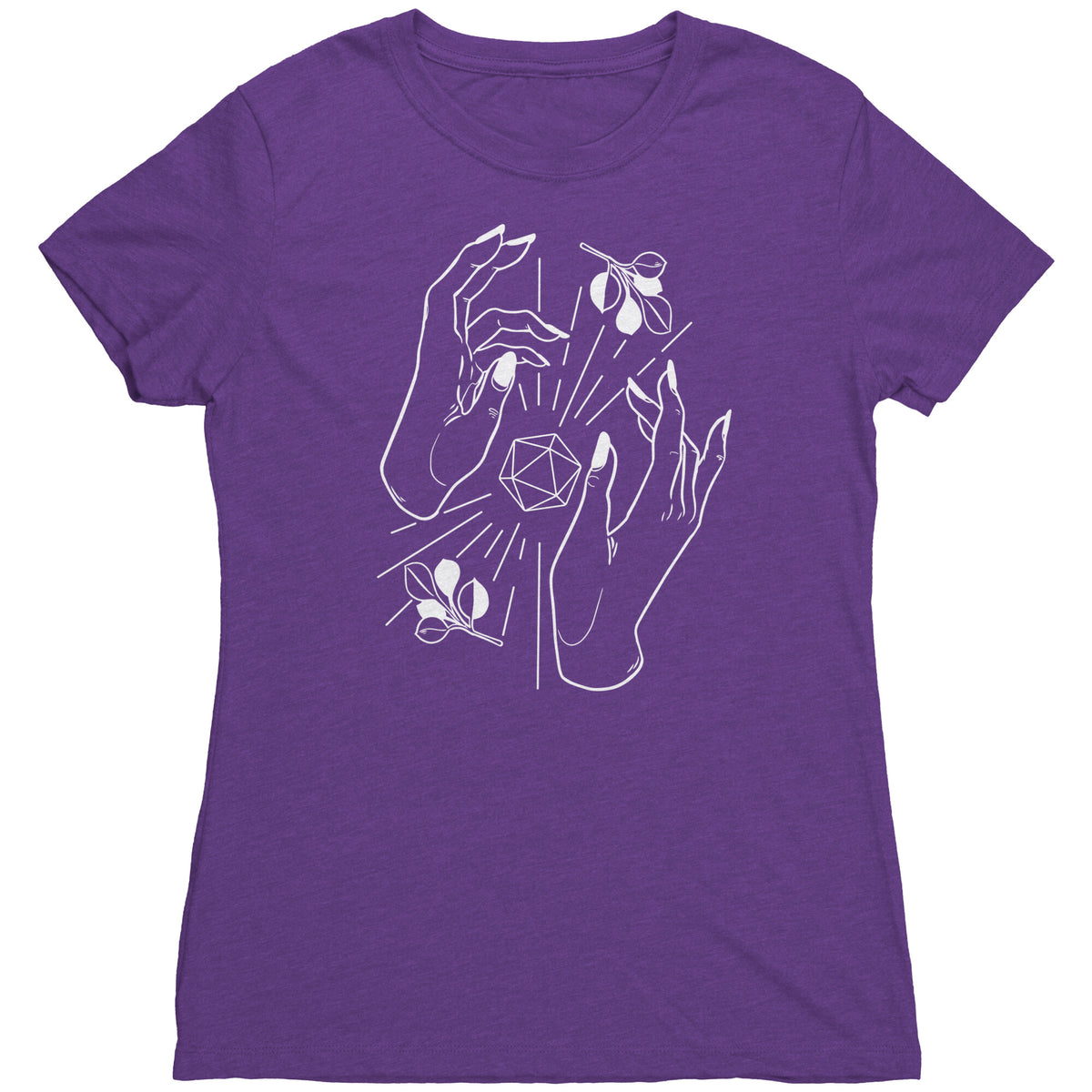 D20 Hex Magnificence T-shirt  - Gemmed Firefly