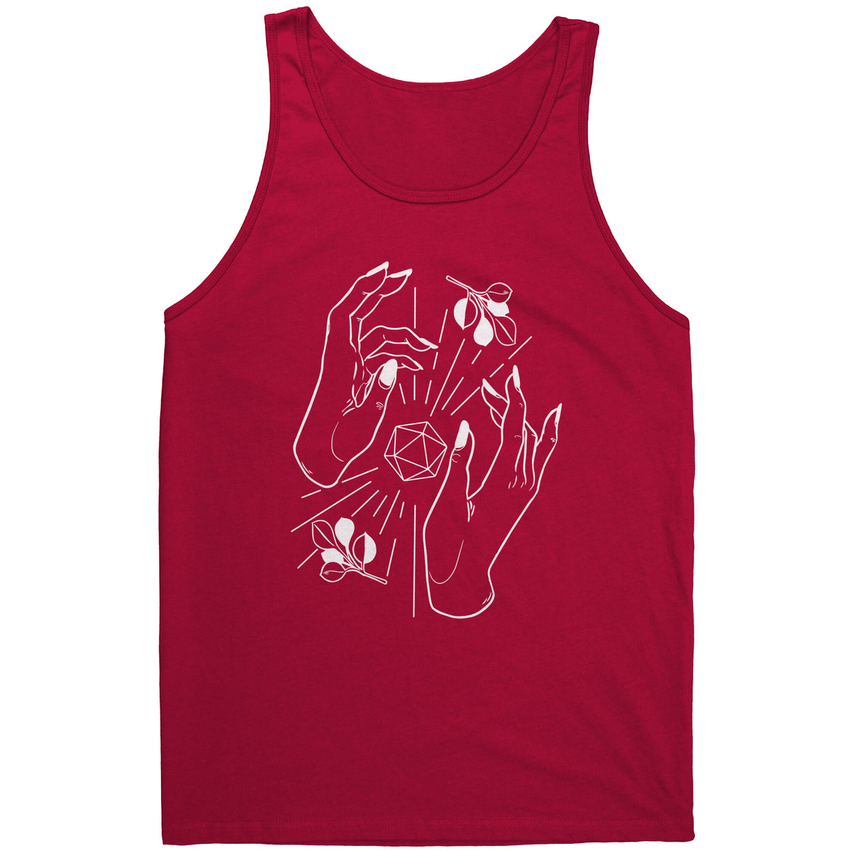 D20 Hex Magnificence T-shirt  - Gemmed Firefly