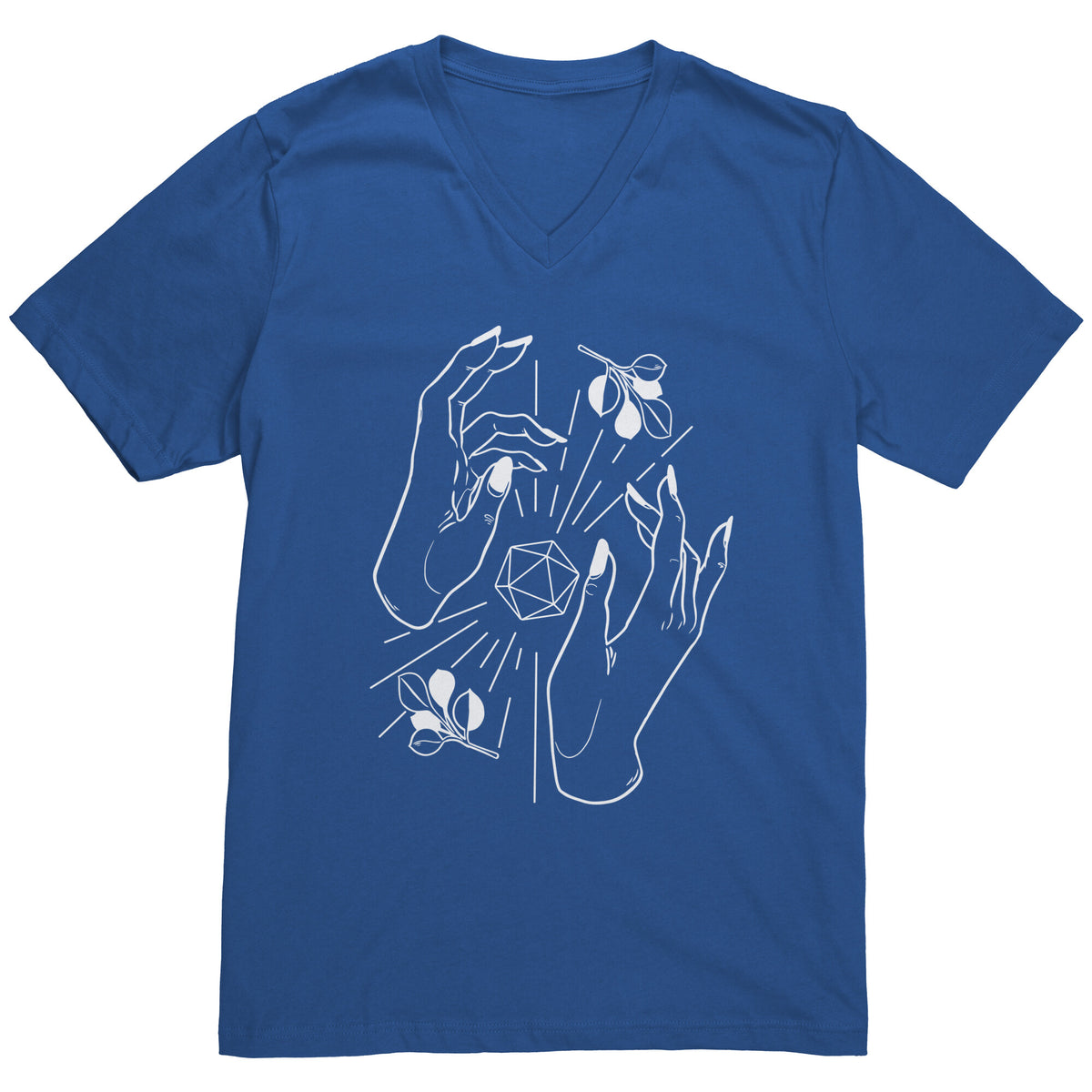 D20 Hex Magnificence T-shirt  - Gemmed Firefly