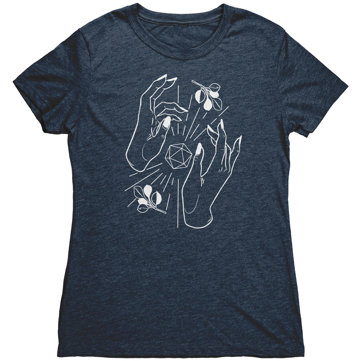 D20 Hex Magnificence T-shirt  - Gemmed Firefly