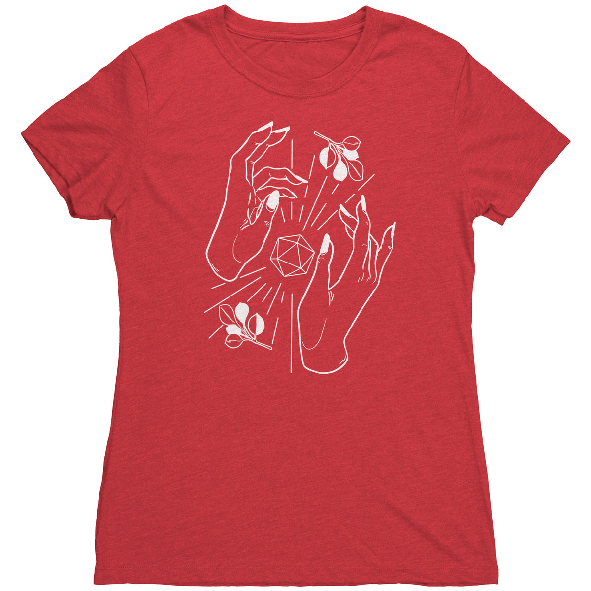 D20 Hex Magnificence T-shirt  - Gemmed Firefly