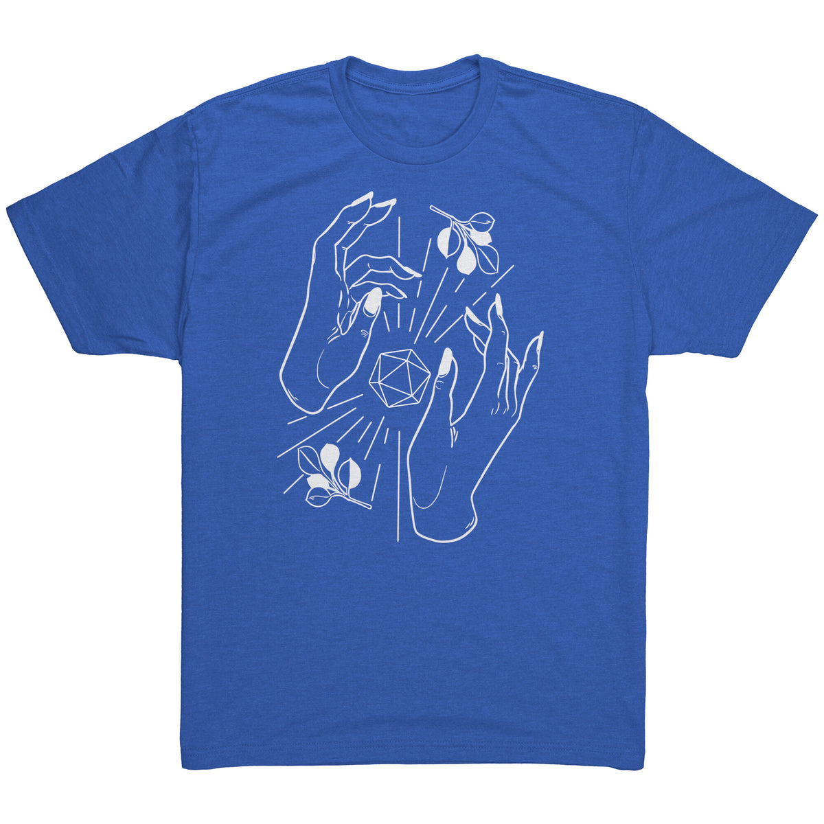 D20 Hex Magnificence T-shirt  - Gemmed Firefly