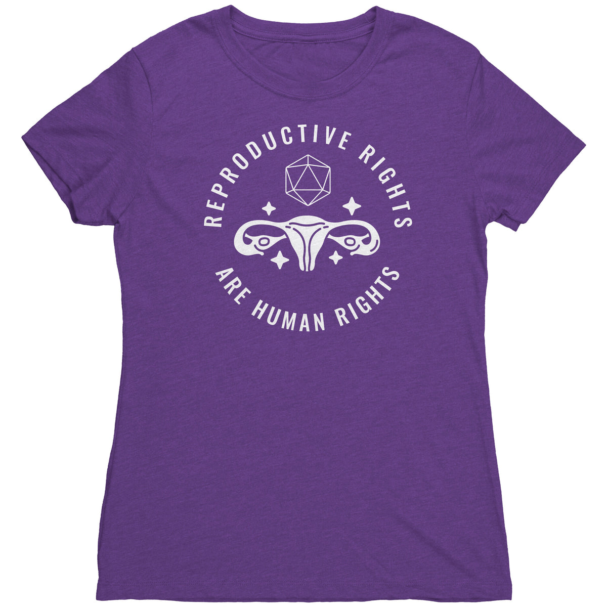 D20 Reproductive Rights T-shirt  - Gemmed Firefly