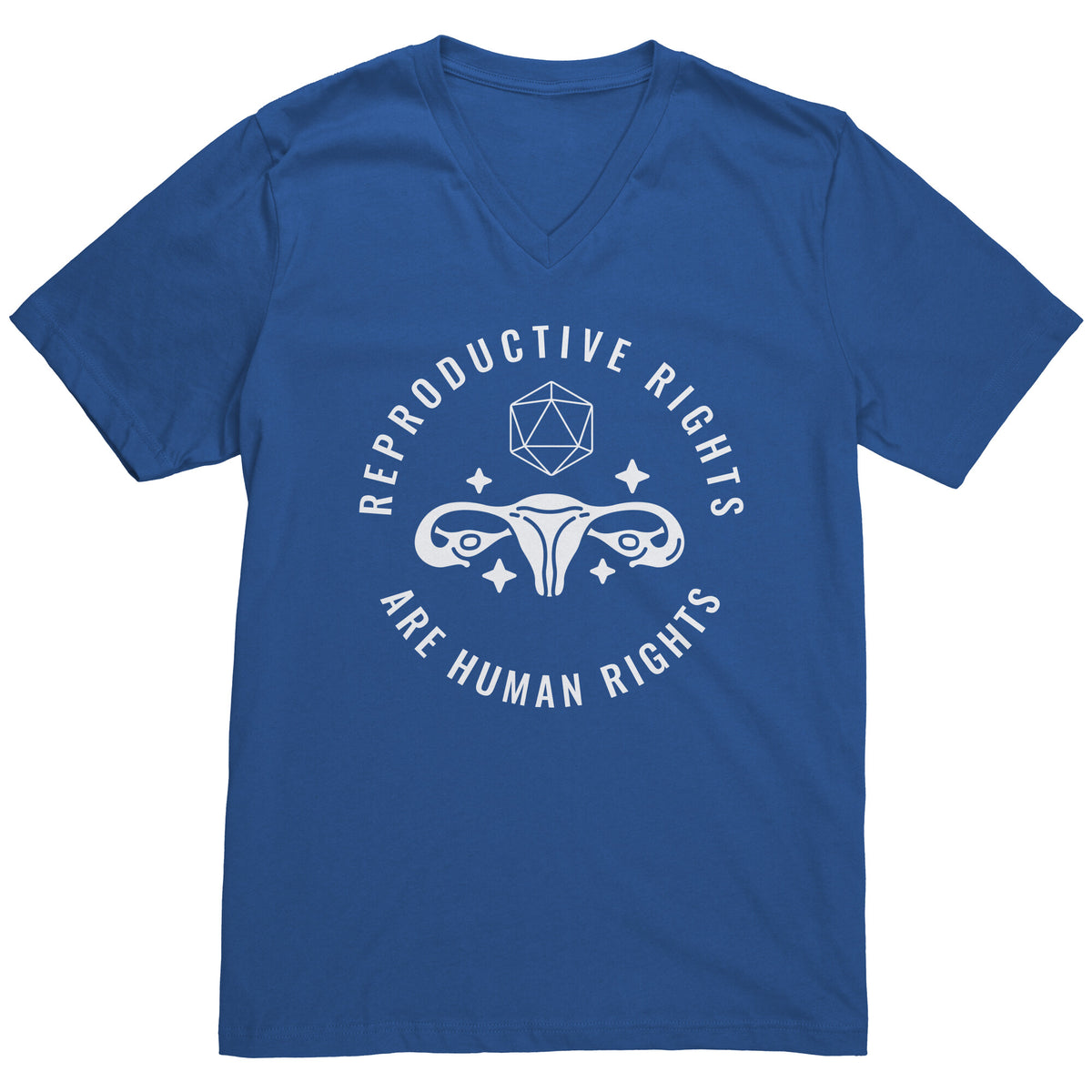 D20 Reproductive Rights T-shirt  - Gemmed Firefly