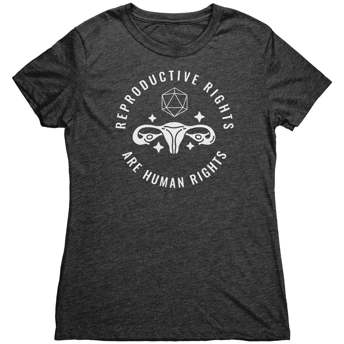 D20 Reproductive Rights T-shirt  - Gemmed Firefly