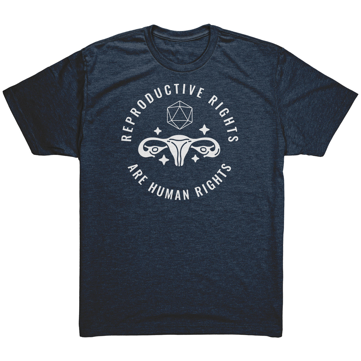 D20 Reproductive Rights T-shirt  - Gemmed Firefly