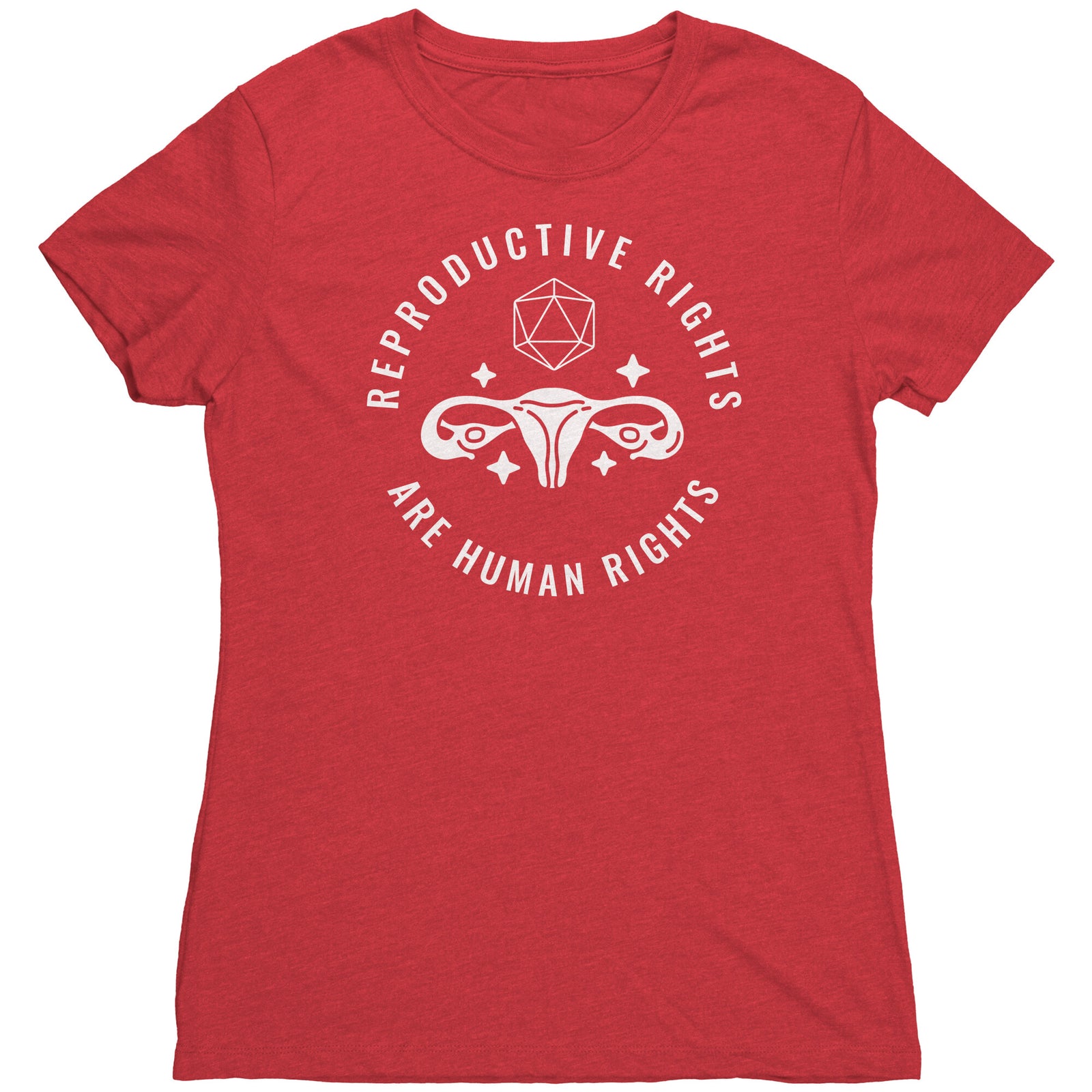 D20 Reproductive Rights T-shirt  - Gemmed Firefly