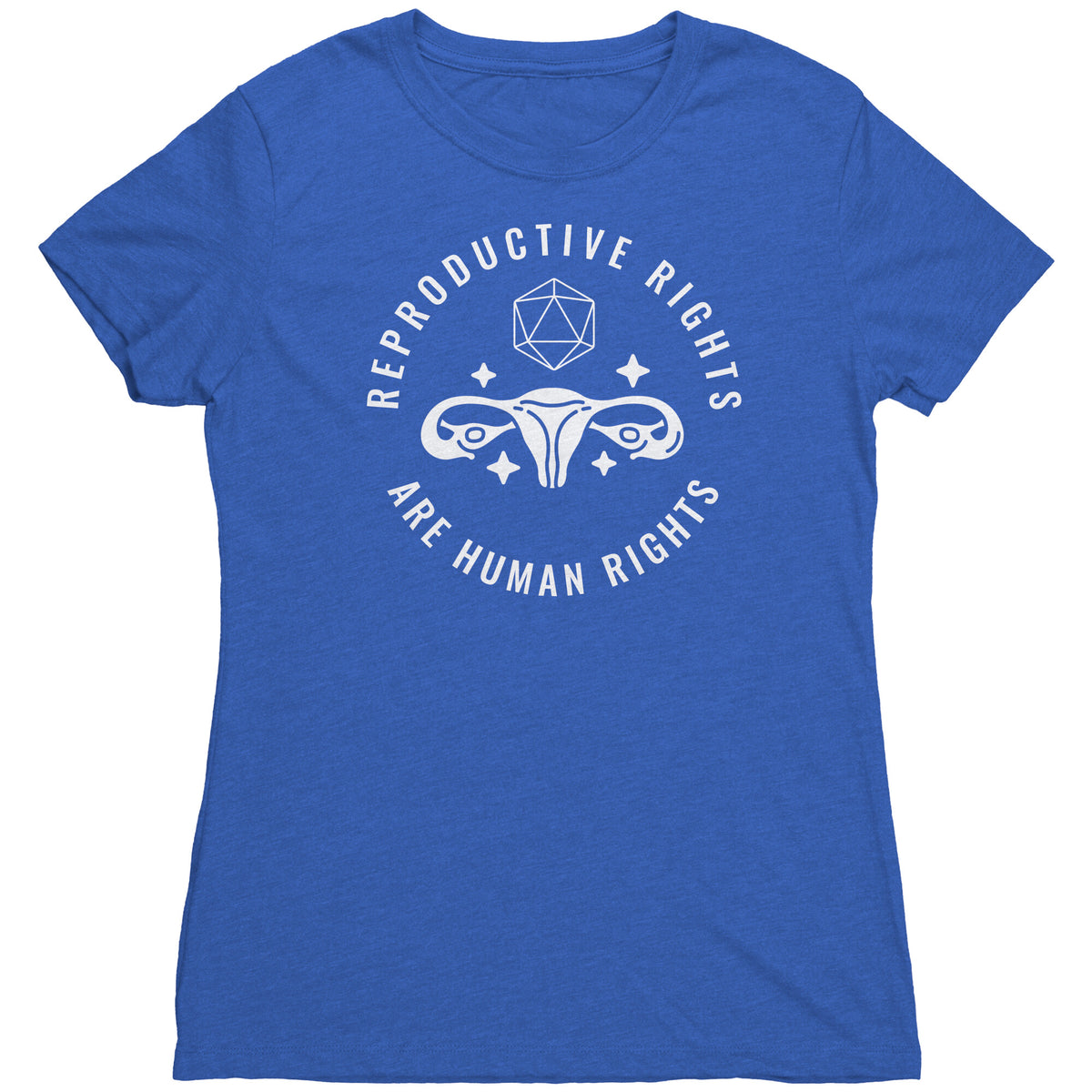 D20 Reproductive Rights T-shirt  - Gemmed Firefly