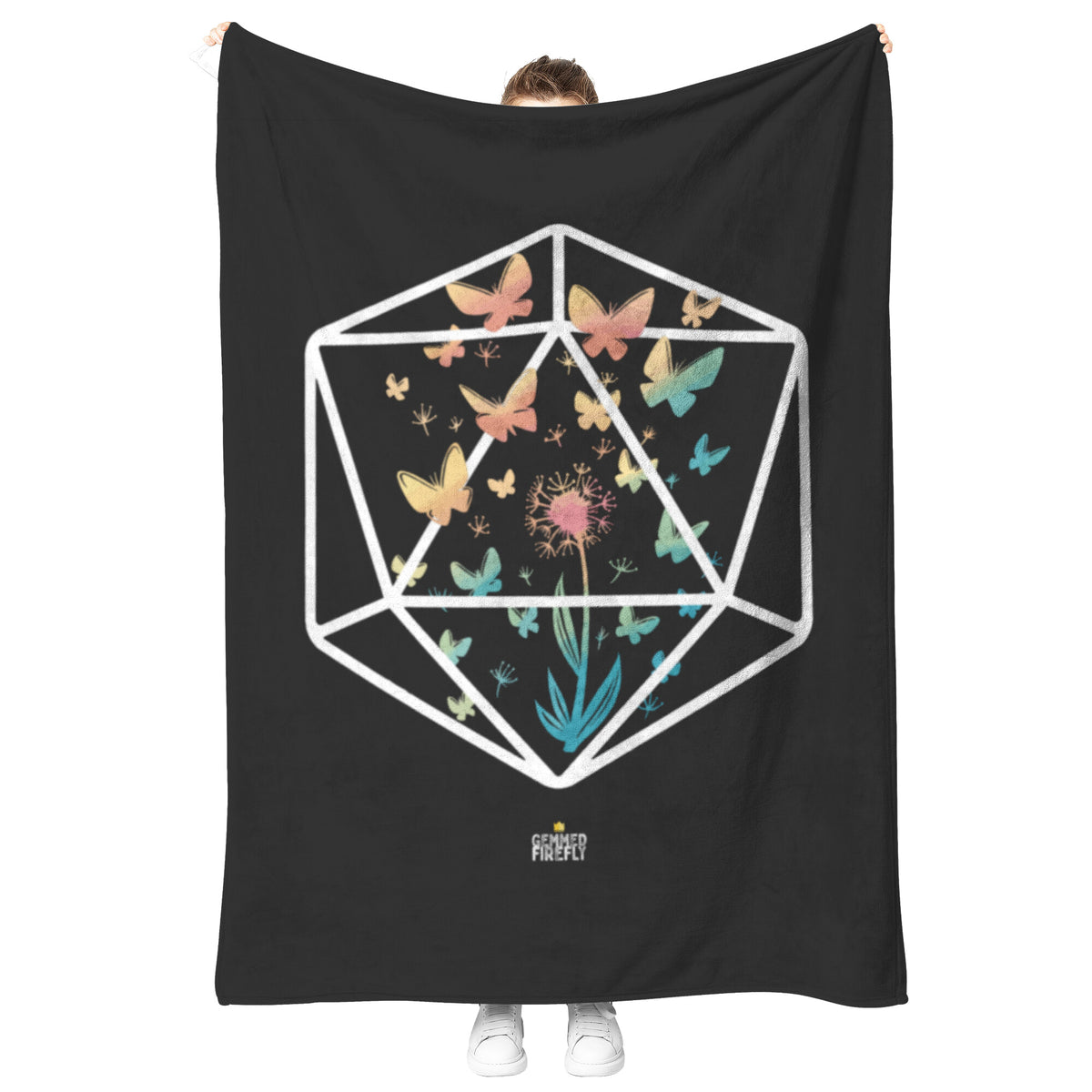 D20 Sanctuary Blanket Blankets  - Gemmed Firefly