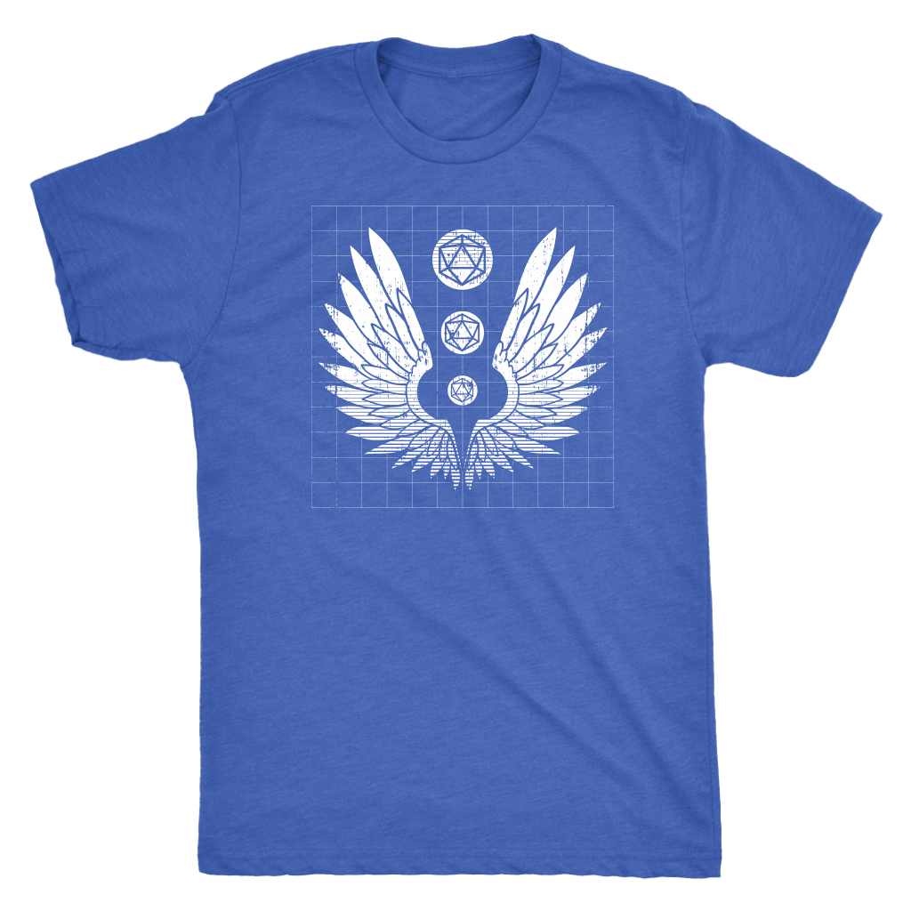 D20 Wings of Future Radiance T-shirt  - Gemmed Firefly