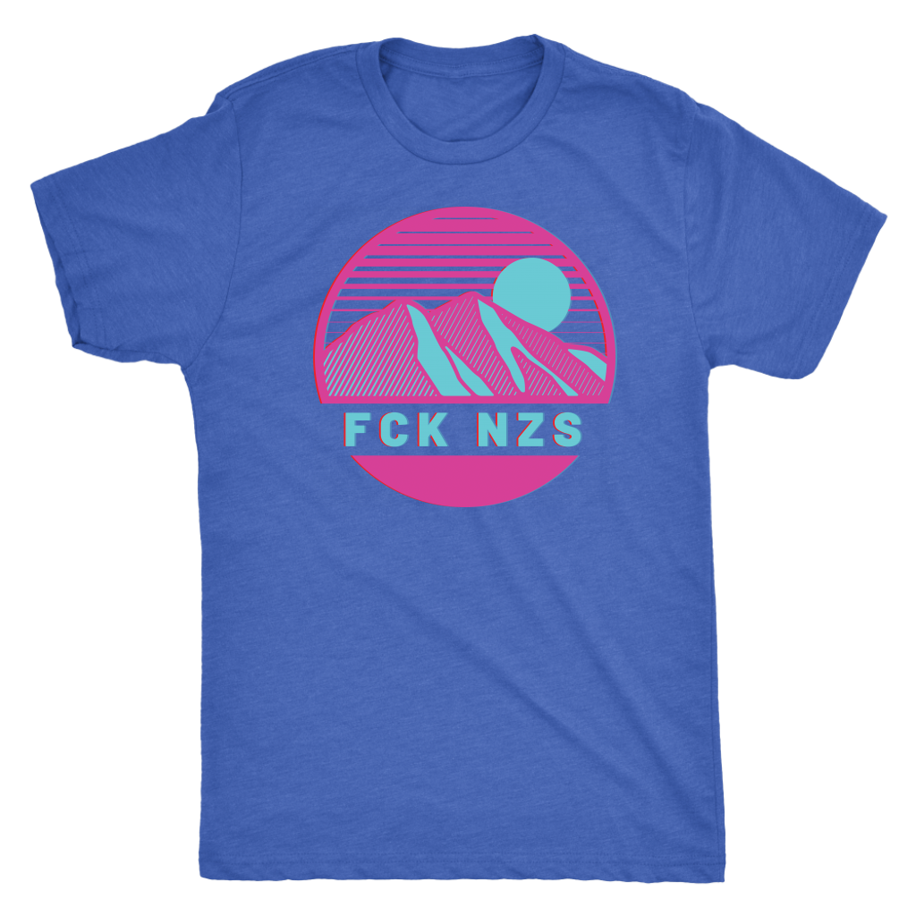 FCK NZS Vapor Mountains Shirt T-shirt  - Gemmed Firefly