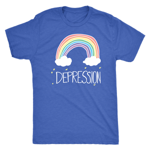 Depression Rainbow Shirt T-shirt  - Gemmed Firefly