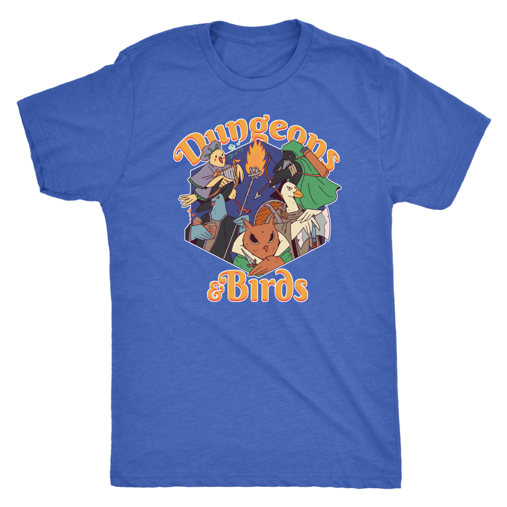 Dungeons and Birds T-shirt  - Gemmed Firefly
