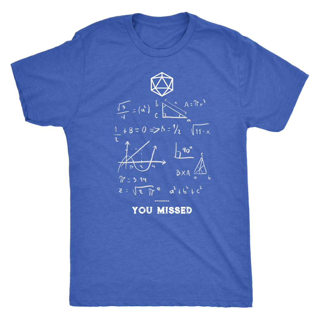 Dungeon Math T-shirt  - Gemmed Firefly