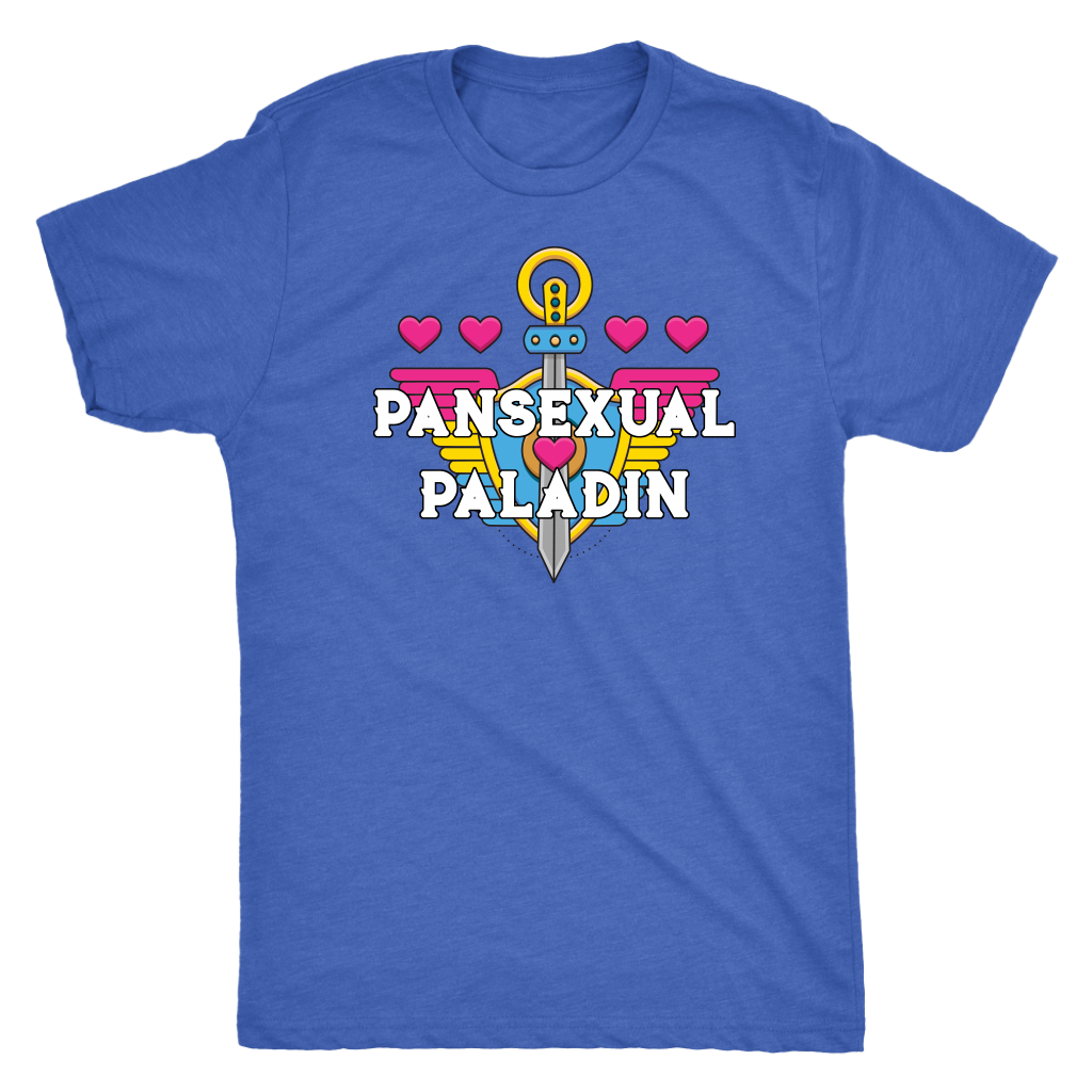 Pansexual Paladin T-shirt  - Gemmed Firefly