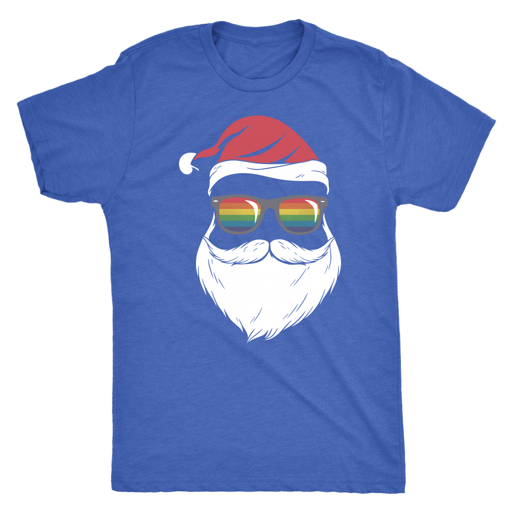 LGBT PRIDE Santa Shirt T-shirt  - Gemmed Firefly