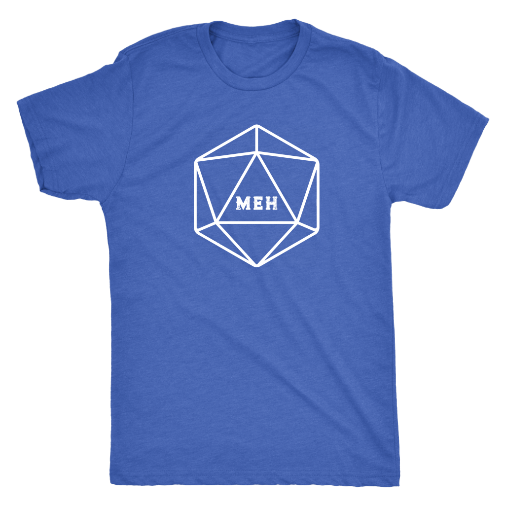Meh D20 T-shirt  - Gemmed Firefly