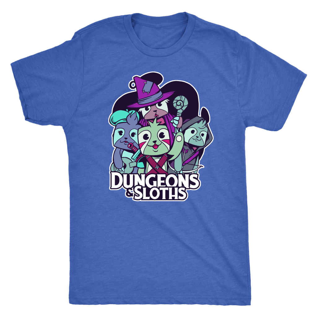 Dungeons and Sloths T-shirt  - Gemmed Firefly