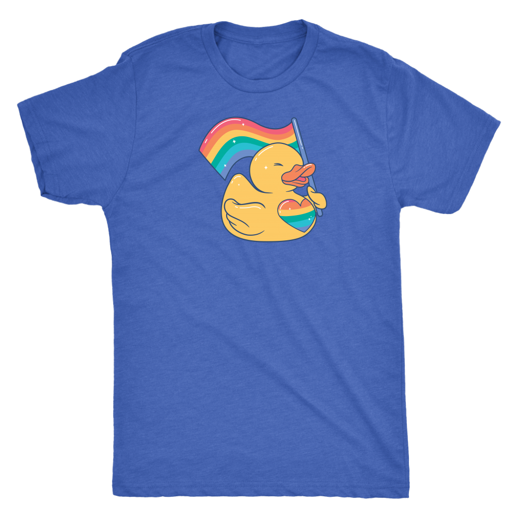 Pride Rubber Ducky T-shirt  - Gemmed Firefly