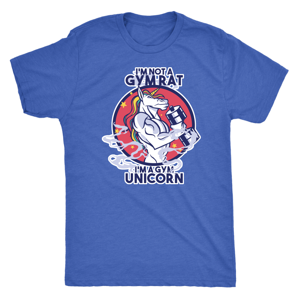 Gym Unicorn T-shirt  - Gemmed Firefly