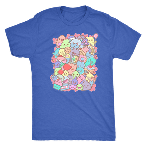 Adorable Kawaii Cute Doodle Party Pastel - "Yay" T-shirt  - Gemmed Firefly