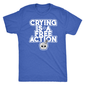 Crying is a Free Action T-shirt  - Gemmed Firefly