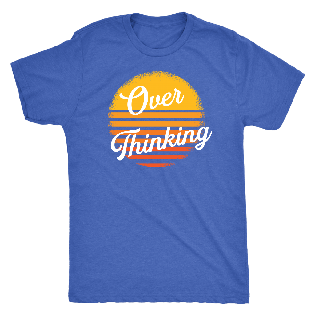 Overthinking Retro Sun T-shirt  - Gemmed Firefly