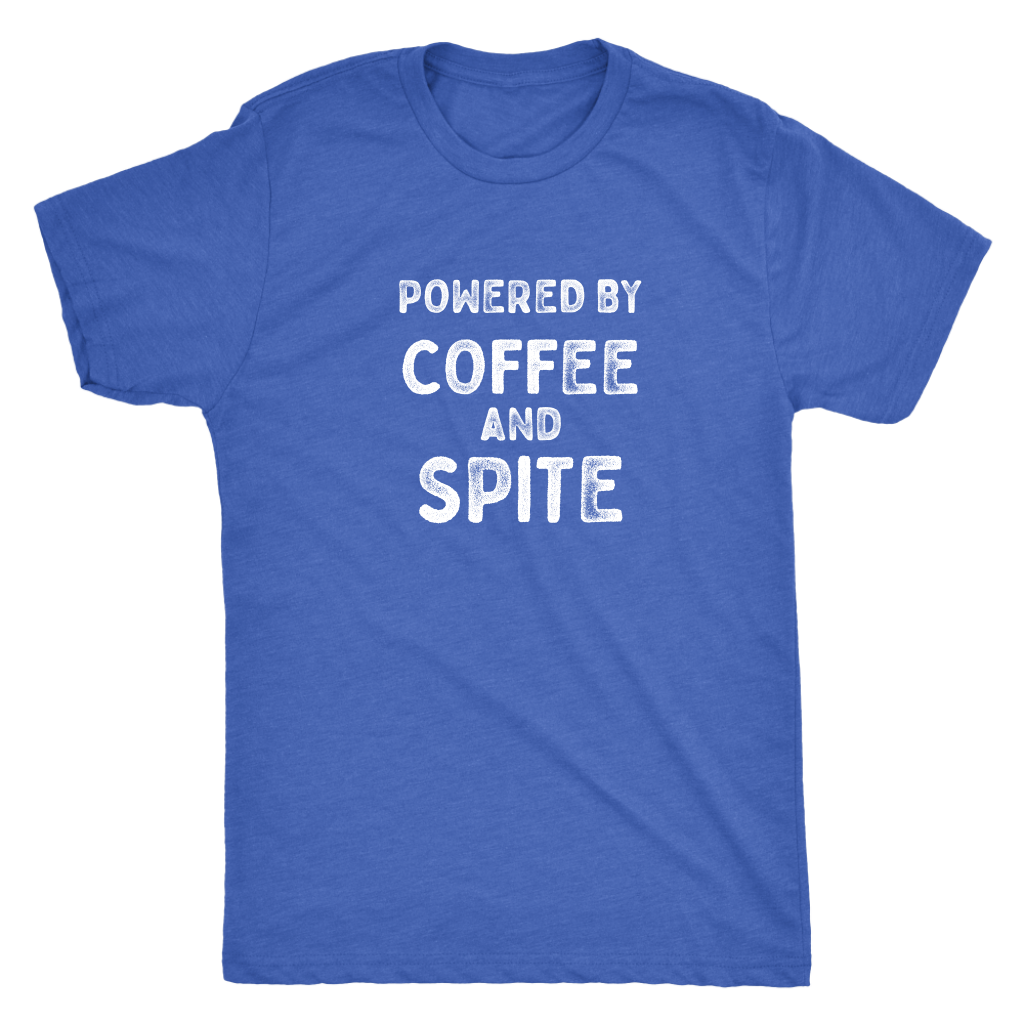 Powered By Coffee and Spite T-shirt  - Gemmed Firefly