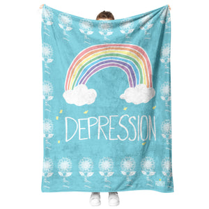 Depression Sunflower Rainbow (NSFW) Blankets  - Gemmed Firefly