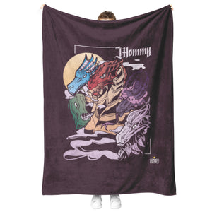 Dragon Mommy Blanket Blankets  - Gemmed Firefly