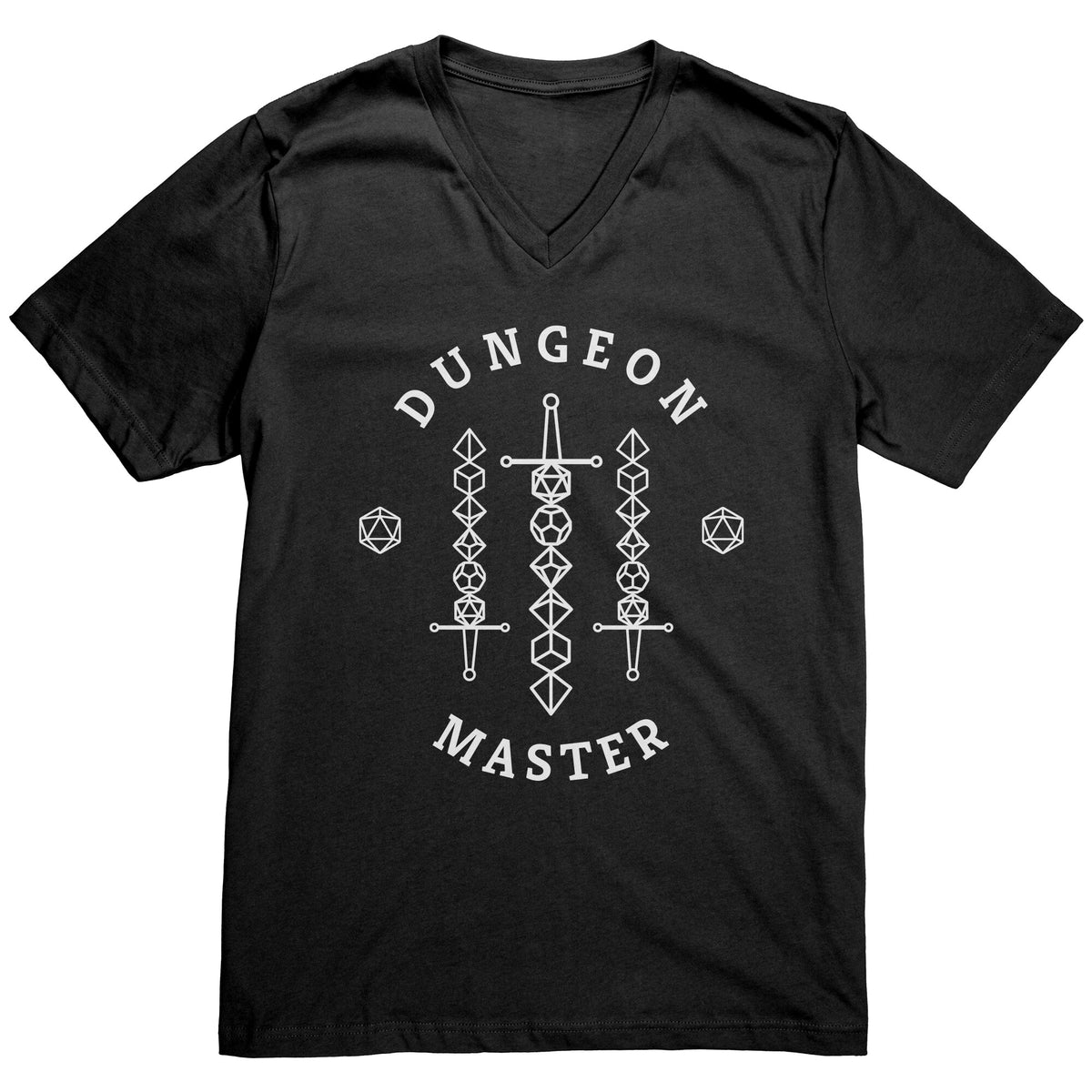 Dungeon Master Dice Sword Desire T-shirt  - Gemmed Firefly