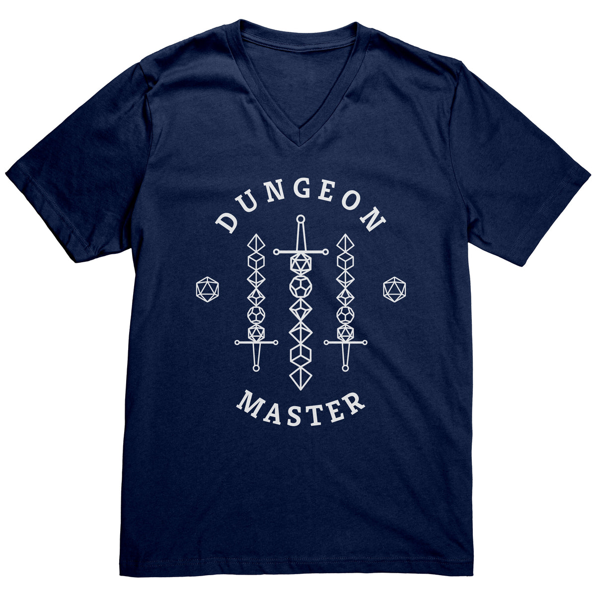 Dungeon Master Dice Sword Desire T-shirt  - Gemmed Firefly