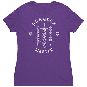 Dungeon Master Dice Sword Desire T-shirt  - Gemmed Firefly