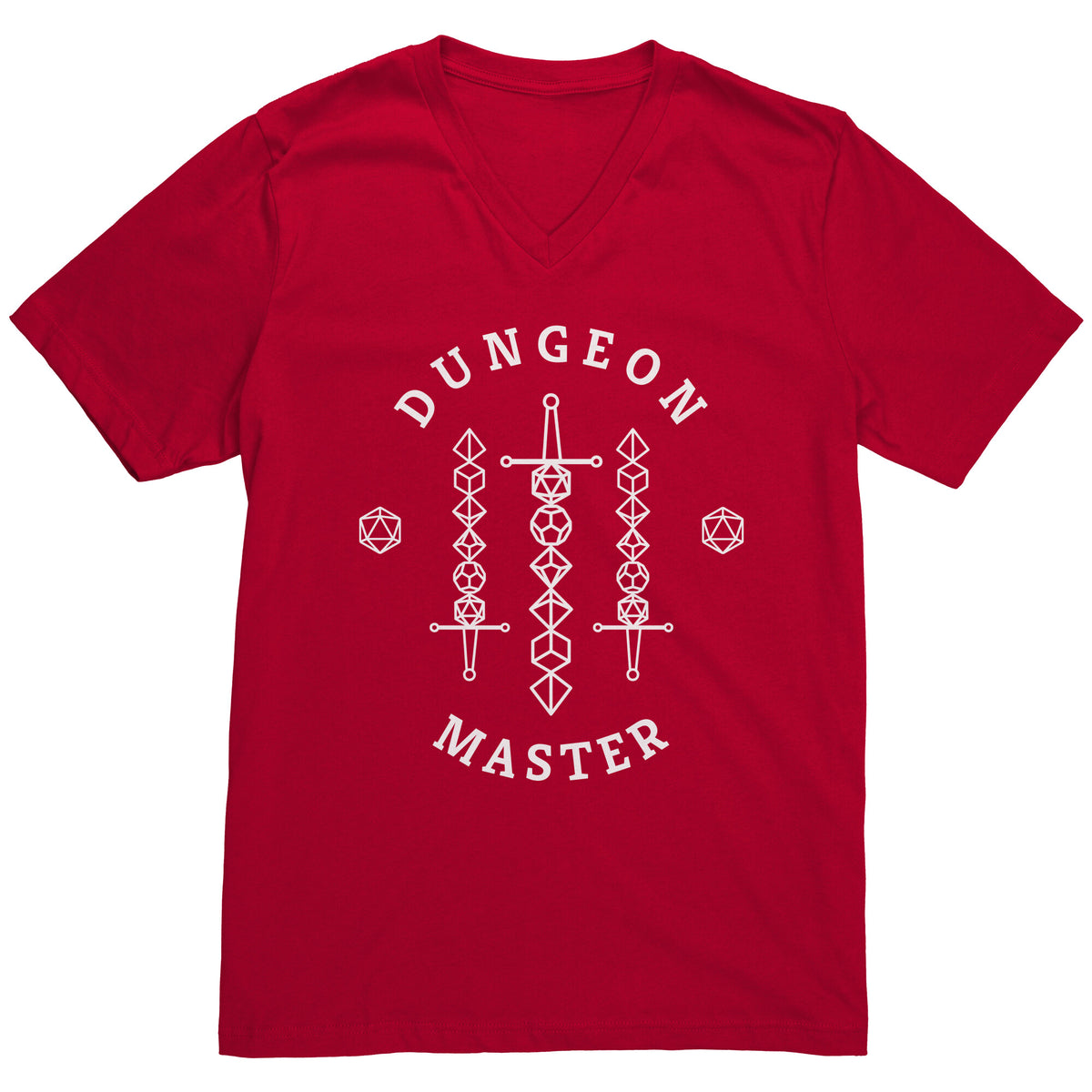 Dungeon Master Dice Sword Desire T-shirt  - Gemmed Firefly