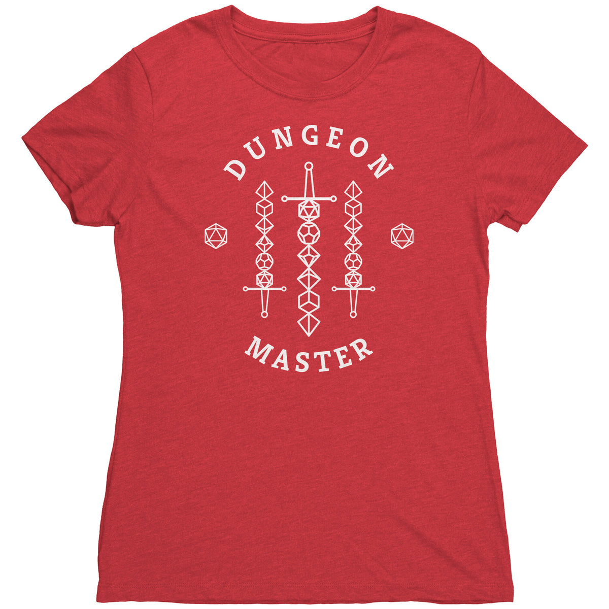 Dungeon Master Dice Sword Desire T-shirt  - Gemmed Firefly