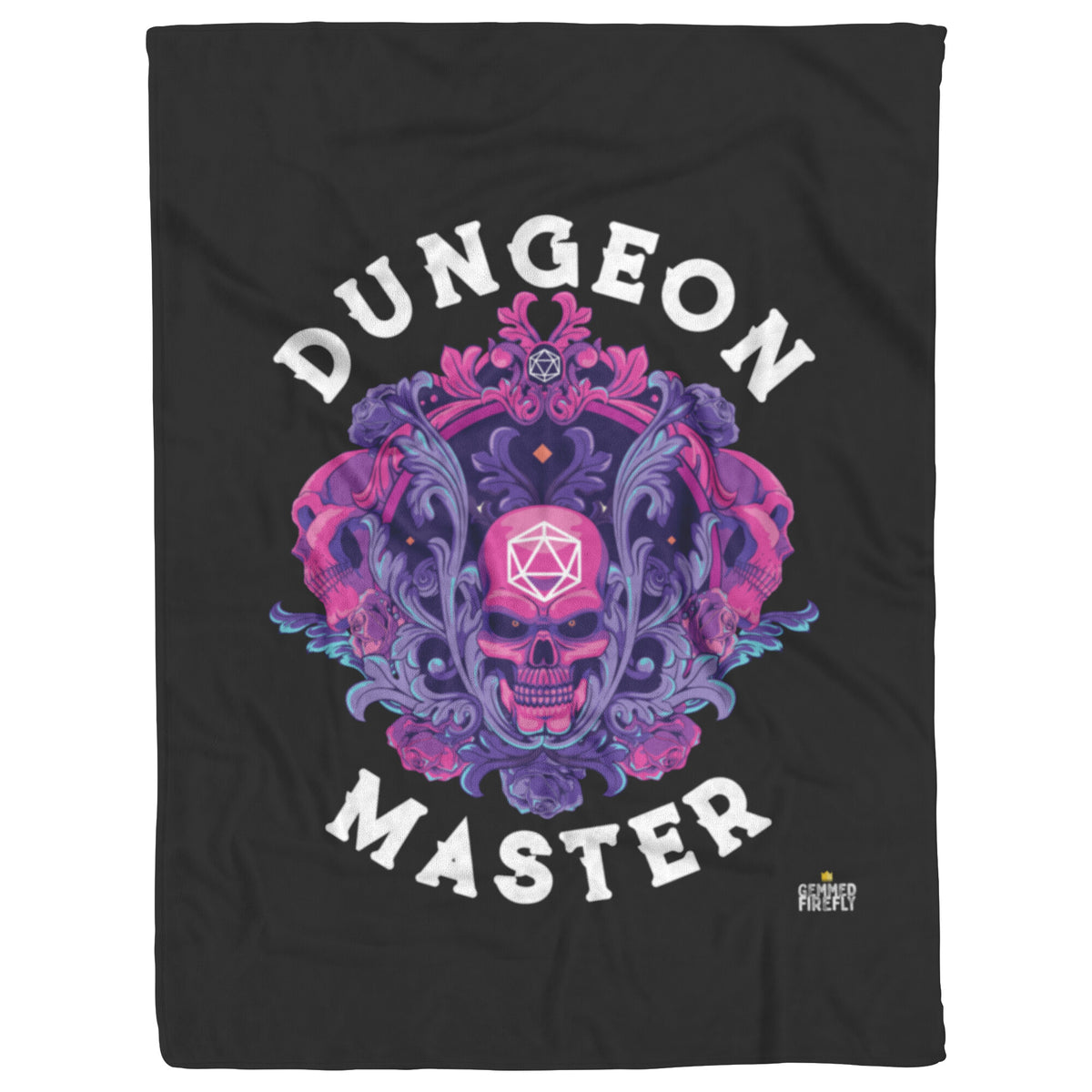 Dungeon Master Skull Blanket Blankets  - Gemmed Firefly