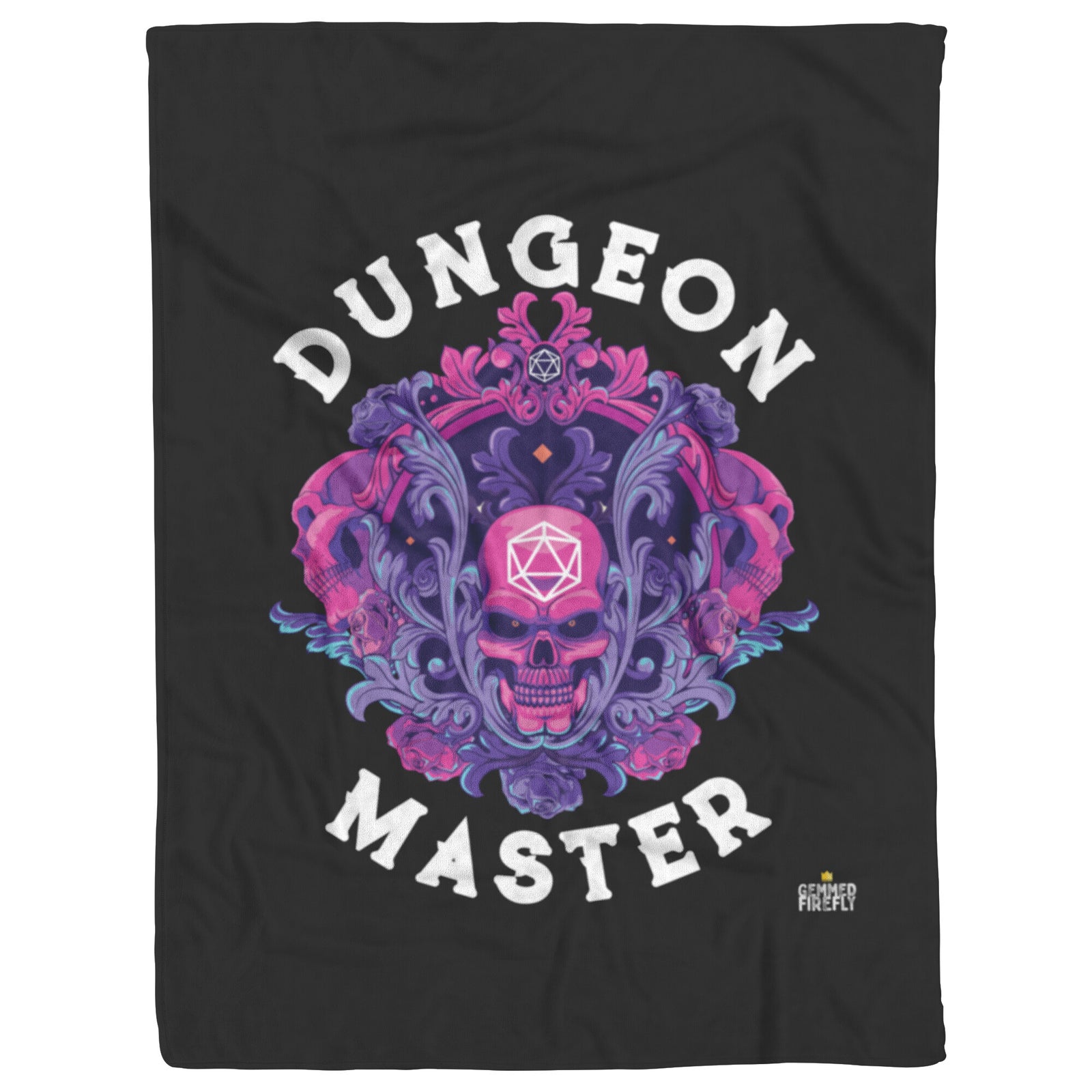 Dungeon Master Skull Blanket Blankets  - Gemmed Firefly