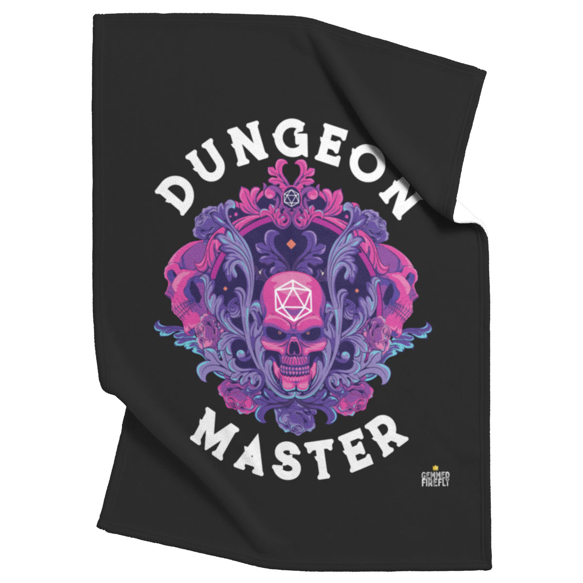 Dungeon Master Skull Blanket Blankets  - Gemmed Firefly