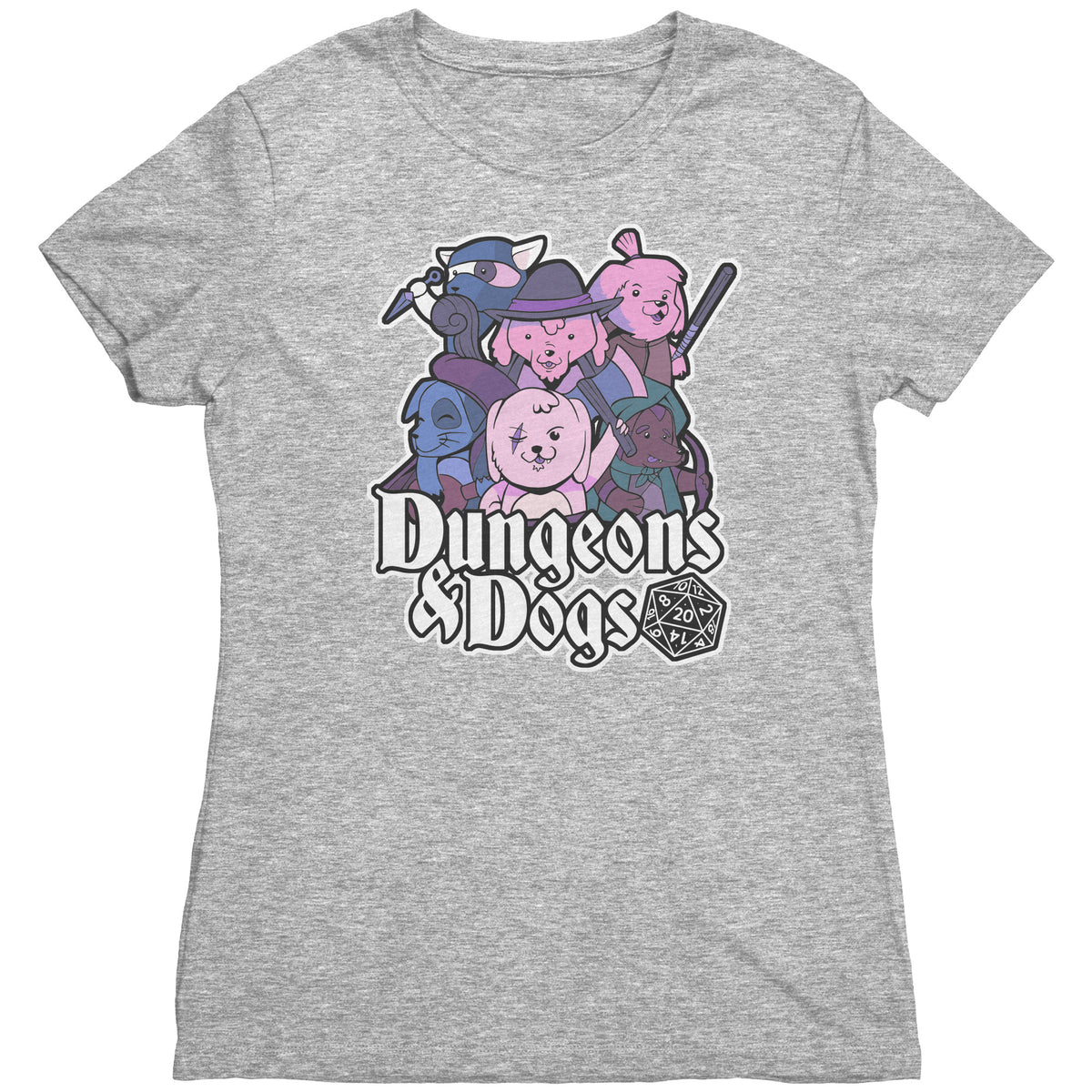 Dungeons and Dogs T-shirt  - Gemmed Firefly