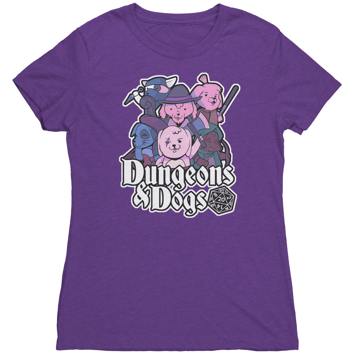 Dungeons and Dogs T-shirt  - Gemmed Firefly
