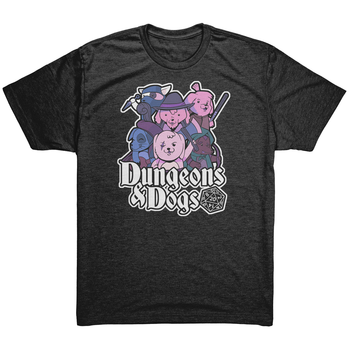 Dungeons and Dogs T-shirt  - Gemmed Firefly