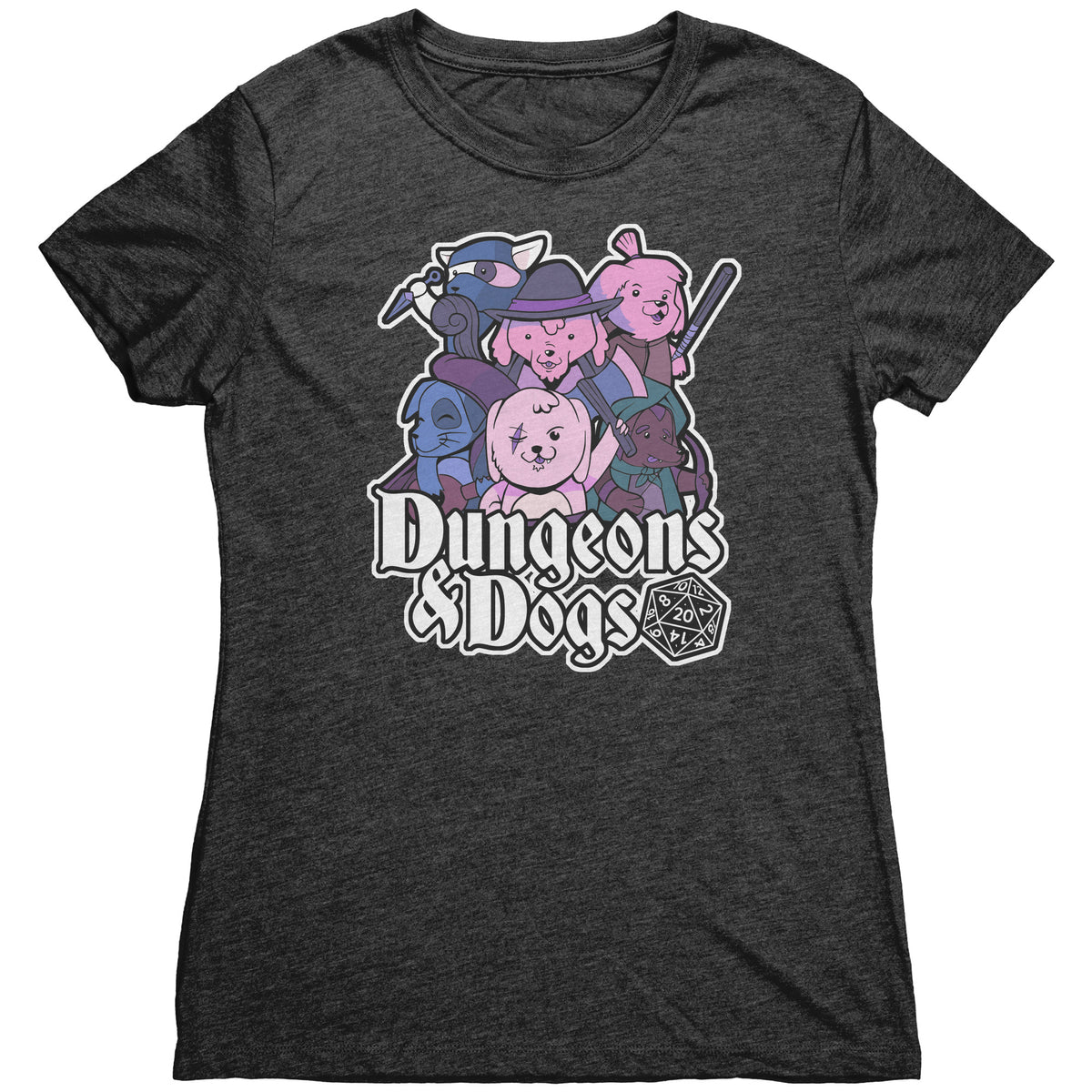 Dungeons and Dogs T-shirt  - Gemmed Firefly