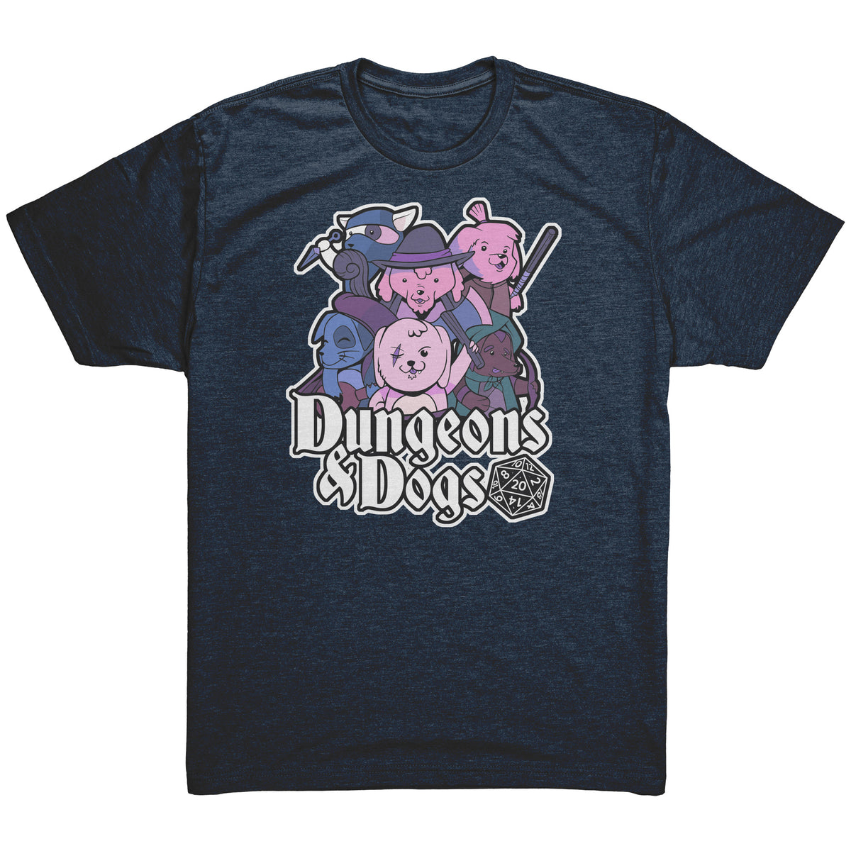 Dungeons and Dogs T-shirt  - Gemmed Firefly