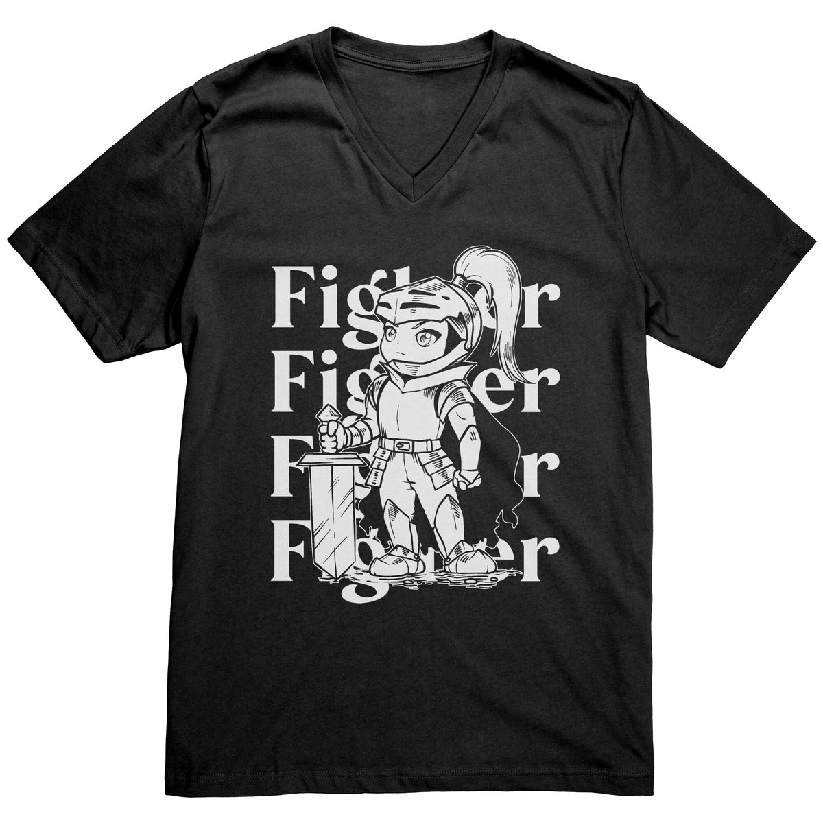 Fighter Chibi Lavish T-shirt  - Gemmed Firefly