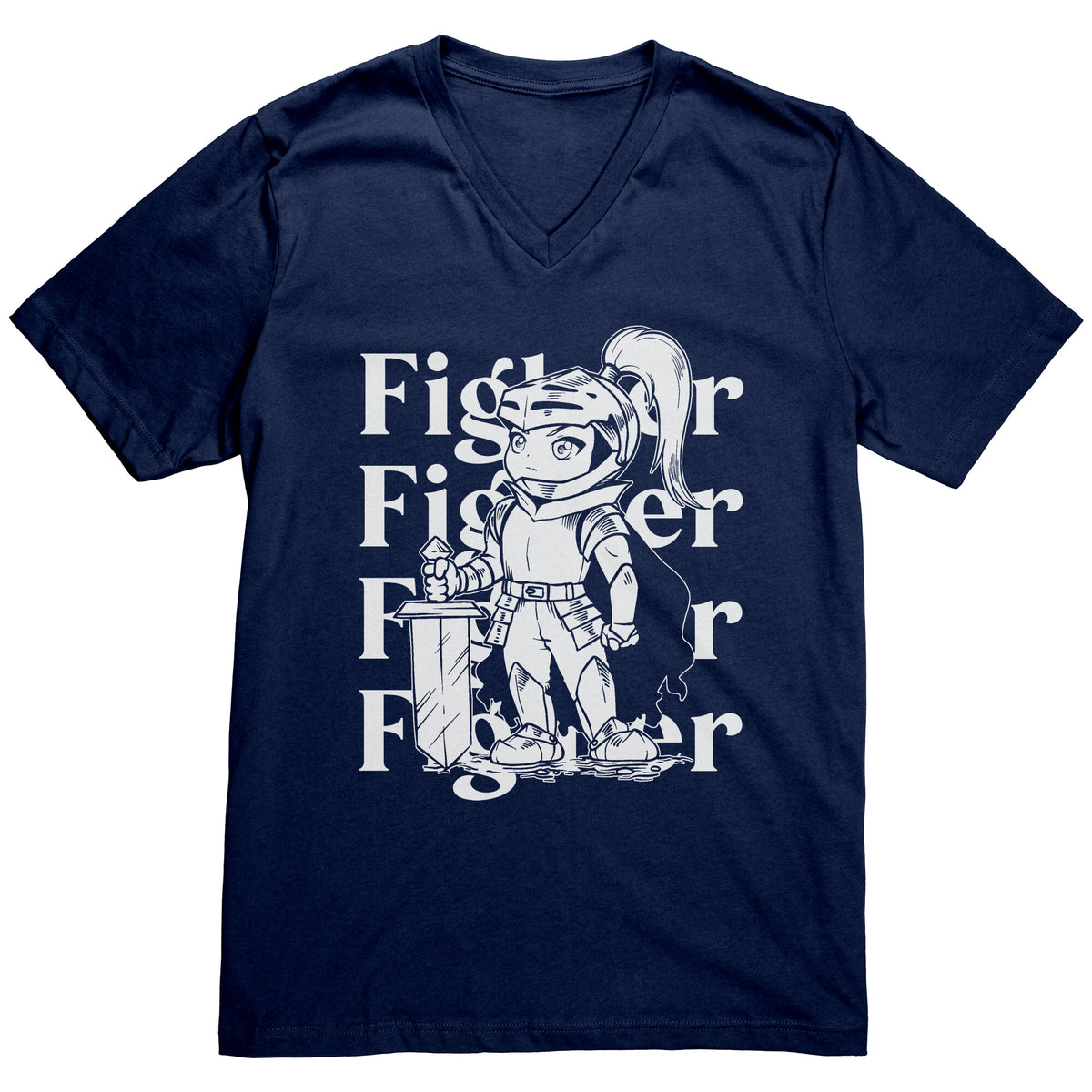 Fighter Chibi Lavish T-shirt  - Gemmed Firefly