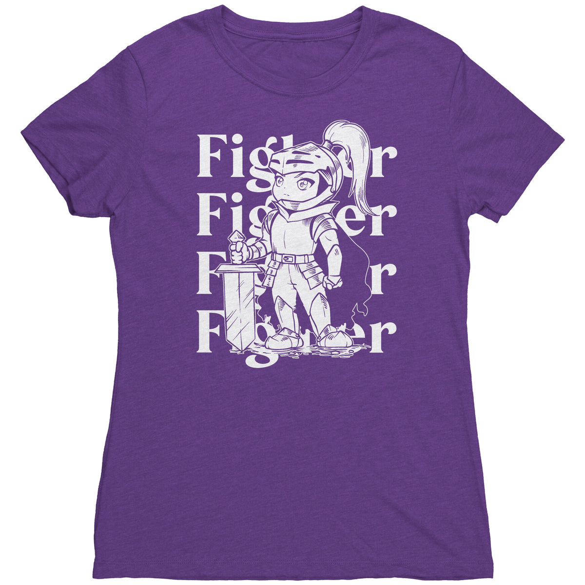 Fighter Chibi Lavish T-shirt  - Gemmed Firefly