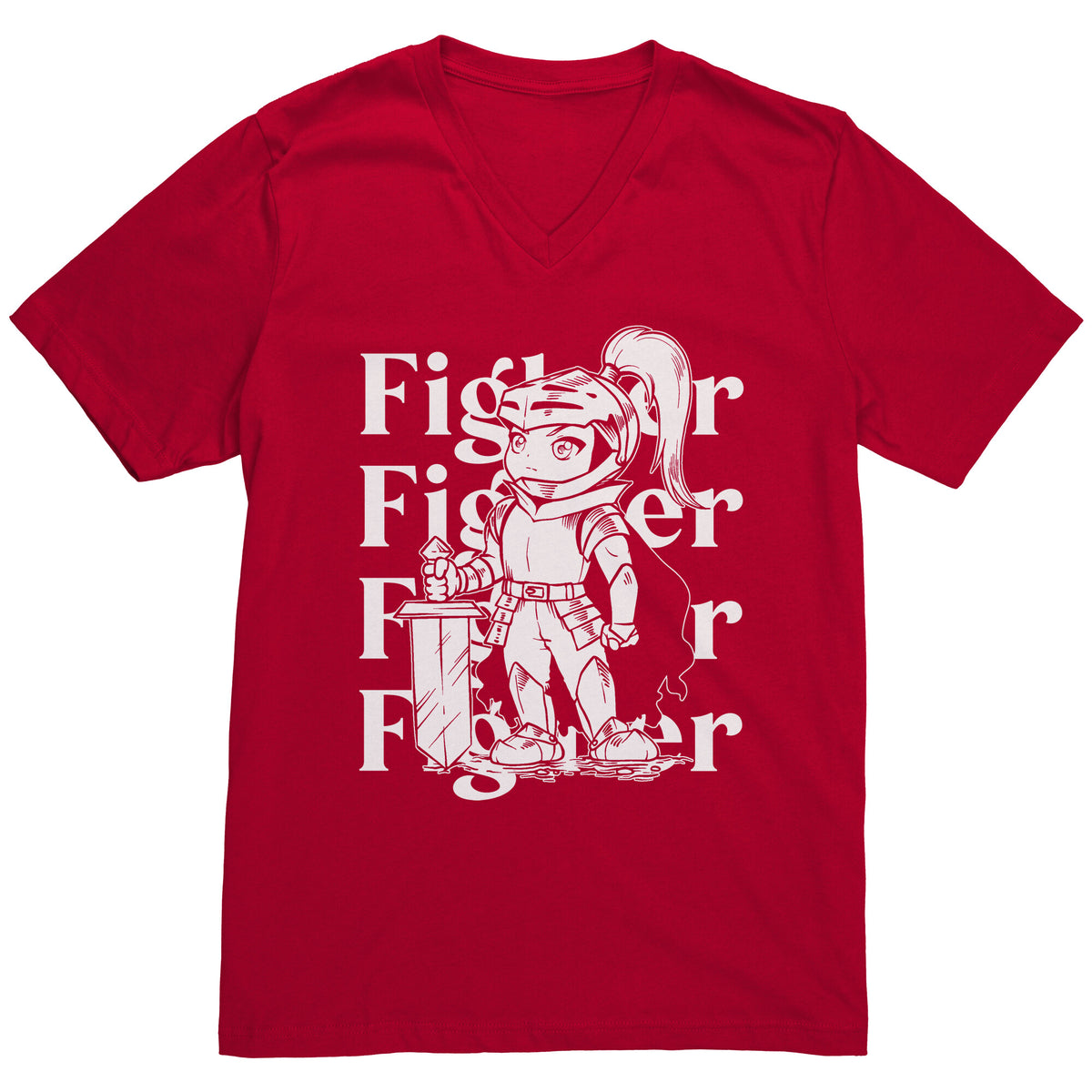 Fighter Chibi Lavish T-shirt  - Gemmed Firefly