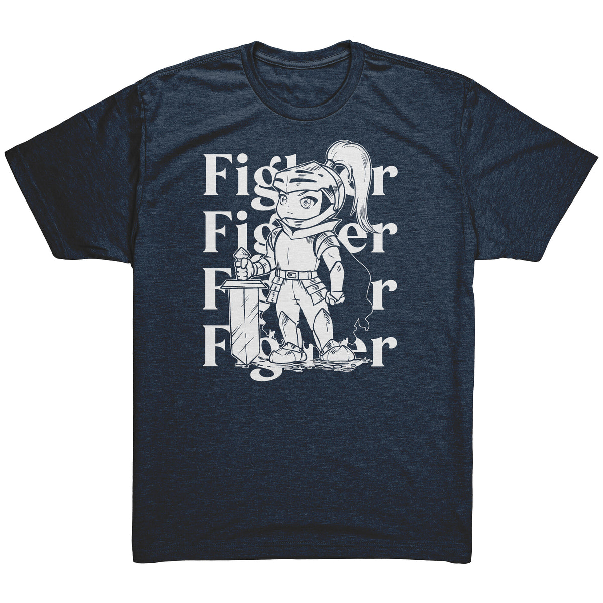 Fighter Chibi Lavish T-shirt  - Gemmed Firefly